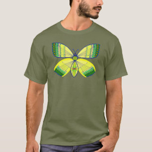 T-shirt papillon géométrique inspiré de strass