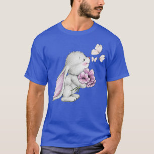 T-shirt Papillon graphique lapin Ester, fleurs