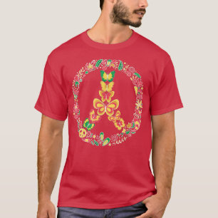 T-shirt Papillon Grunge Fairycore Fleurs de Paix esthétiqu