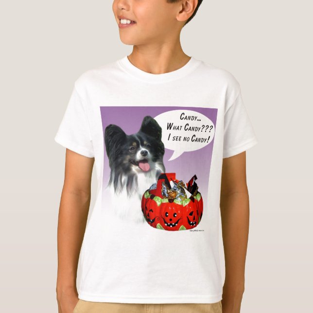 T-shirt Papillon Halloween Candy (Devant)