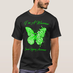 T-shirt Papillon Iu2019m Un Guerrier Sensibilisation aux b