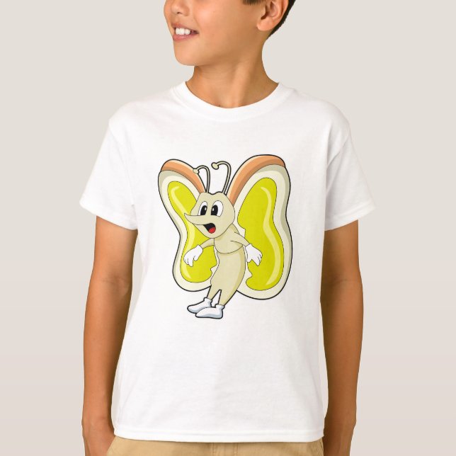 T-shirt Papillon jaune (Devant)