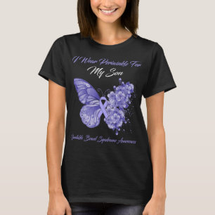 T-shirt Papillon Je Porte Périwinkel Pour Mon Fils Irritab