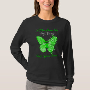 T-shirt Papillon Je Porte Vert Pour Mon Papa Fanconi S Syn