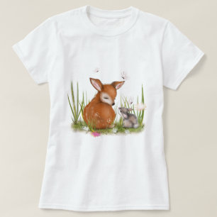 T-shirt Papillon lapin de cerf