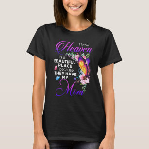 T-shirt Papillon Les Beaux Cieux Ils Ont Ma Maman Guar