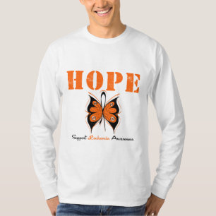 T-shirt Papillon Leukemia Hope