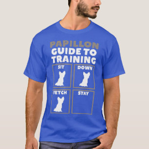 T-shirt Papillon Lover Obedience Guide D'Entraînement Chie