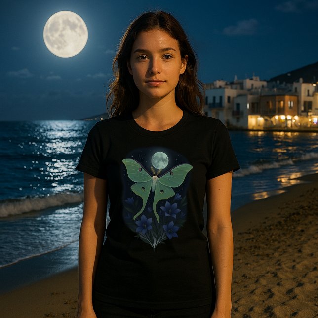 T-shirt Papillon Luna & Fleurs au Clair de Lune (Créateur téléchargé)