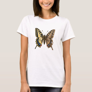 T-shirt Papillon Machaon de l'Ancien Monde fait de bois vi