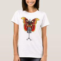 Papillon Mannequin Rouge Et Jaune