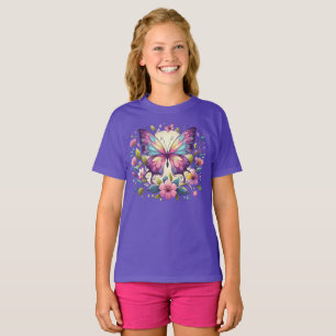 T-shirt Papillon mignon et coloré