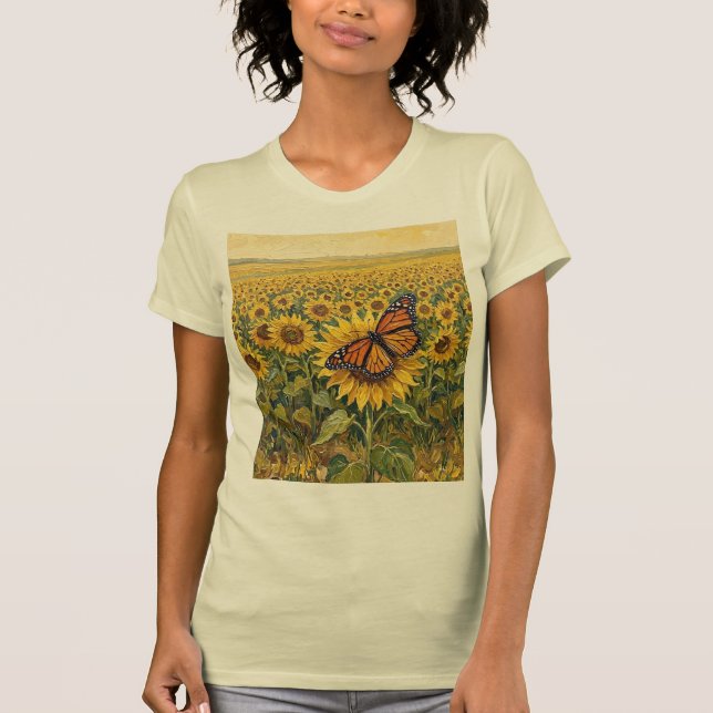 T-shirt Papillon monarque (Devant)