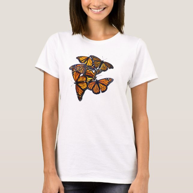 T-shirt papillon monarque (Devant)