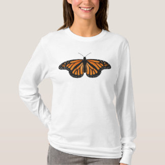 T-shirt Papillon monarque à long manche T