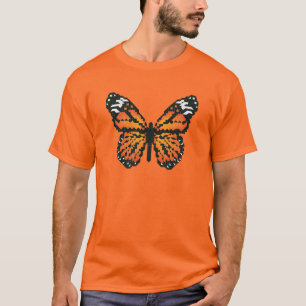 T-shirt Papillon monarque en polygone