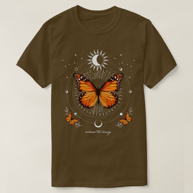 T-shirt Papillon monarque papillon céleste Papillon soleil (Design devant)