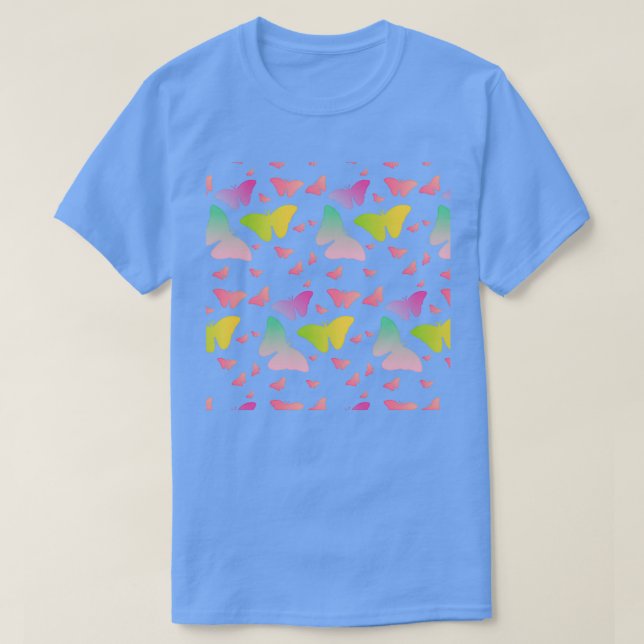 T-shirt Papillon Monarque Rapsody mignonne Papillon coloré (Design devant)