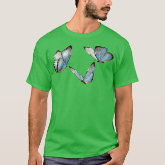 T-shirt Papillon mystique bleu