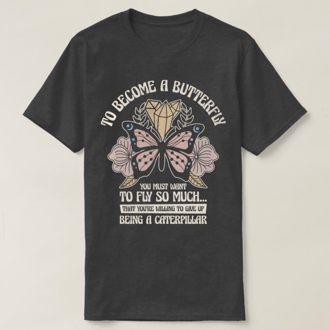 T-shirt Papillon mystique papillon Lover Art céleste E (Design devant)