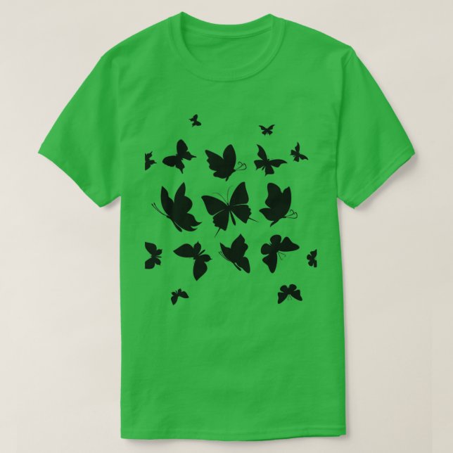 T-shirt Papillon noir 20 (Design devant)