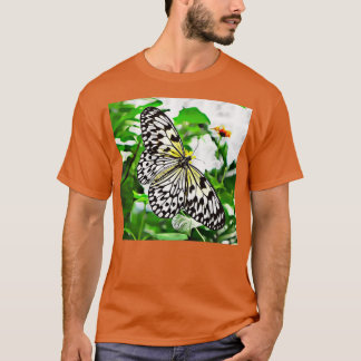 T-shirt Papillon noir et blanc 10