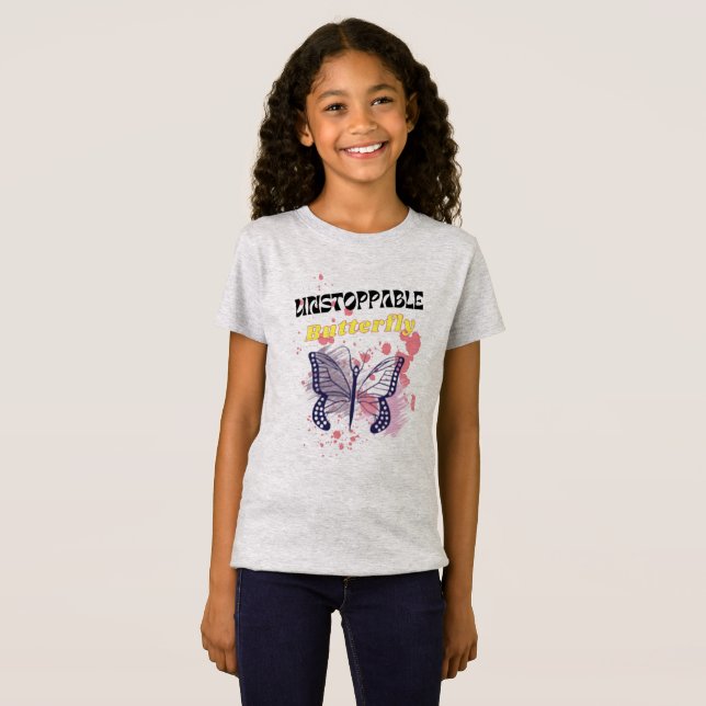 T-Shirt Papillon non stoppable (Devant entier)
