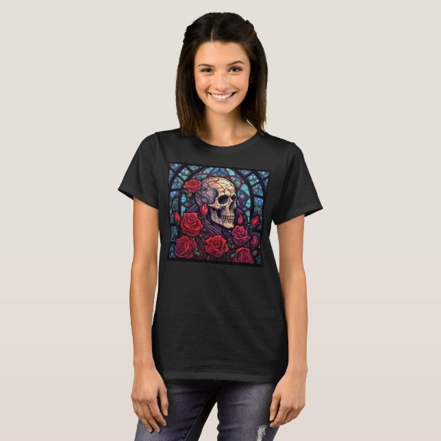 T-Shirt Papillon NV aux frontières noires (Devant entier)