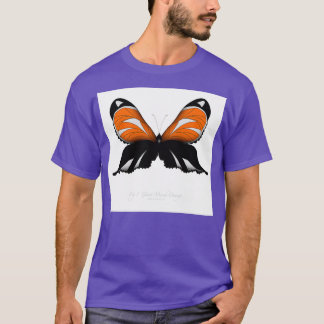 T-shirt Papillon orange 18