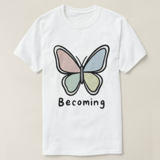 T-shirt Papillon Pastel Devenir