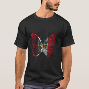T-shirt Papillon Péruvien Drapeau Péruvien Fierté Péruvien