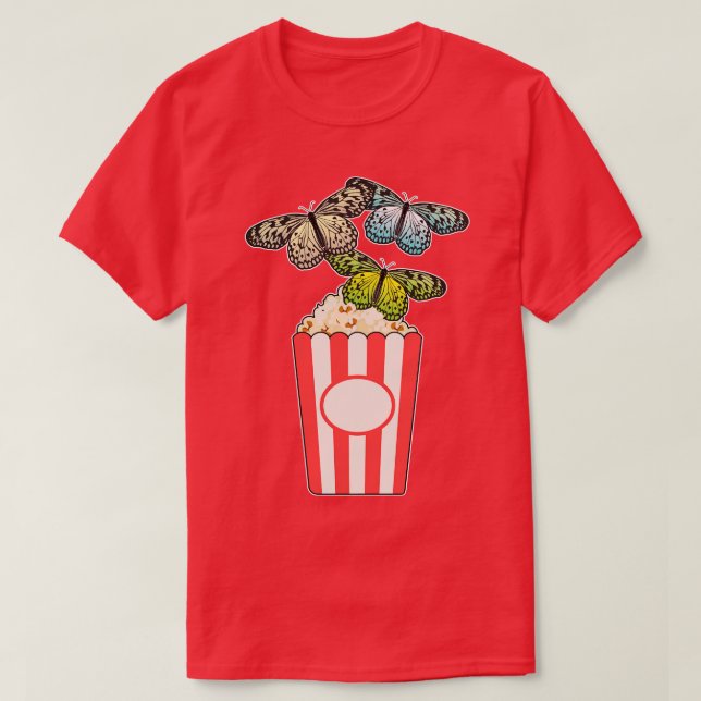 T-shirt Papillon Popcorn (Design devant)
