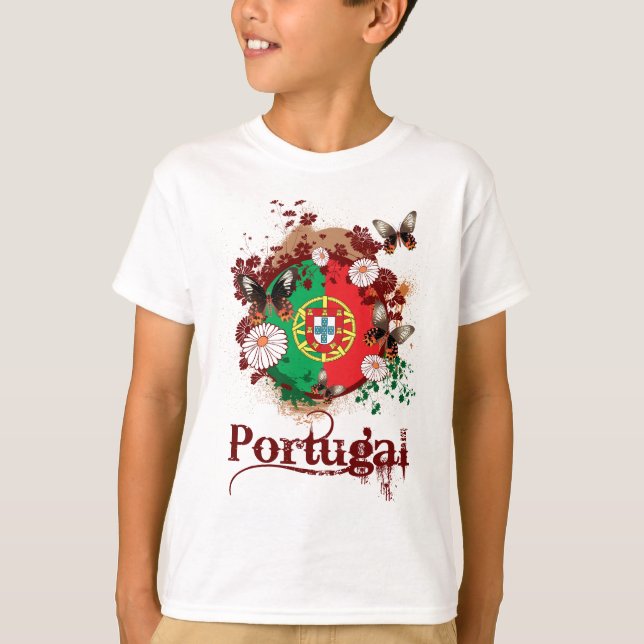 T-shirt Papillon Portugal (Devant)