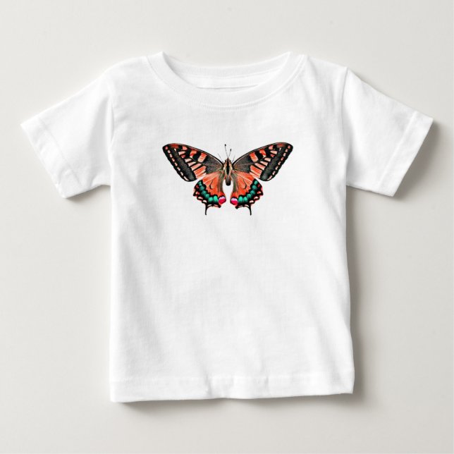T-Shirt Papillon pour Bébé Fille (Devant)