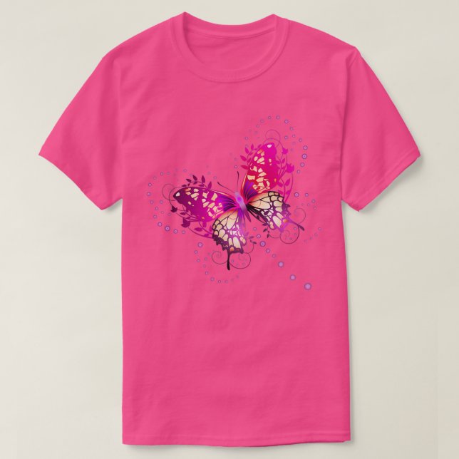 T-shirt Papillon pourpre 4 1 (Design devant)