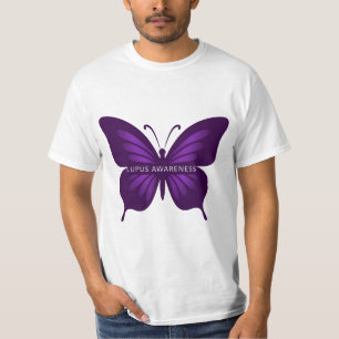 T-shirt Papillon pourpre : Sensibilisation au lupus