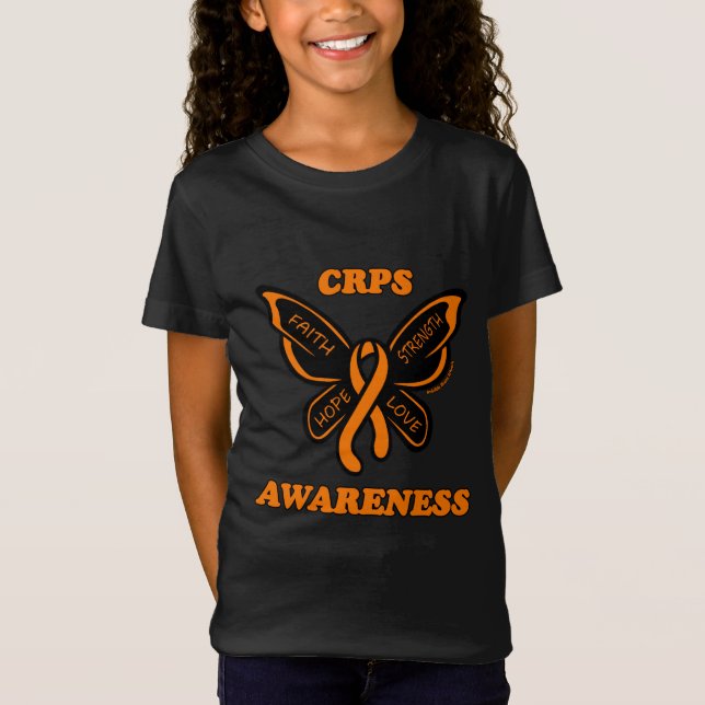T-Shirt Papillon/Prise de conscience...CRPS (Devant)