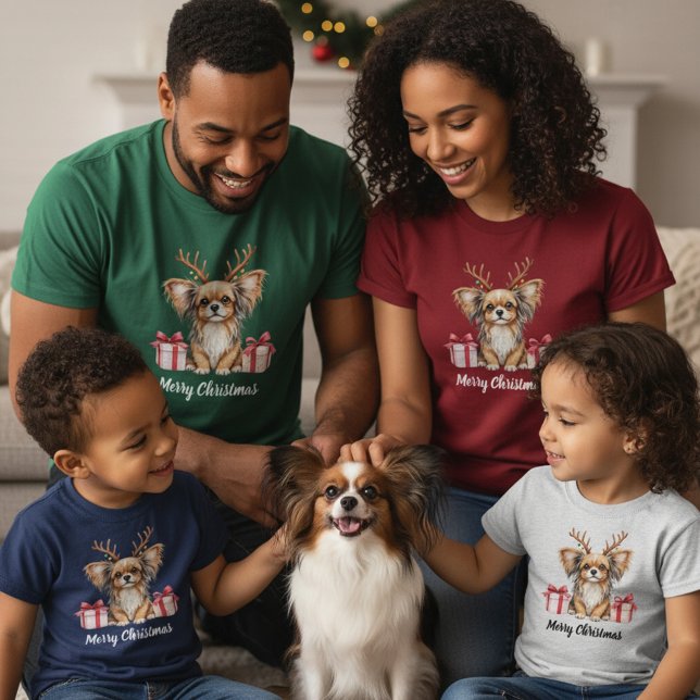 T-shirt Papillon Renne (Créateur téléchargé)