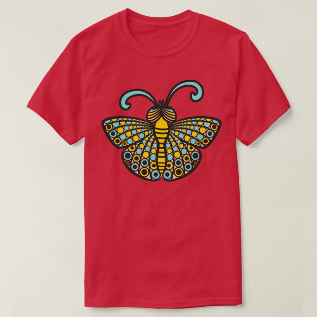 T-shirt Papillon Retro Bugs (Design devant)