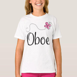T-shirt Papillon rose Cute Oboe