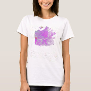 T-shirt *~* Papillon rose Peony Papillon AR3 Femme