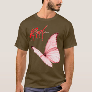 T-shirt Papillon rouge Lotta entier