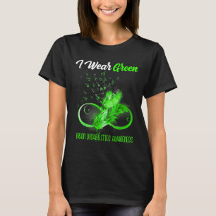 T-shirt Papillon Ruban Feather Handicap Cerveau