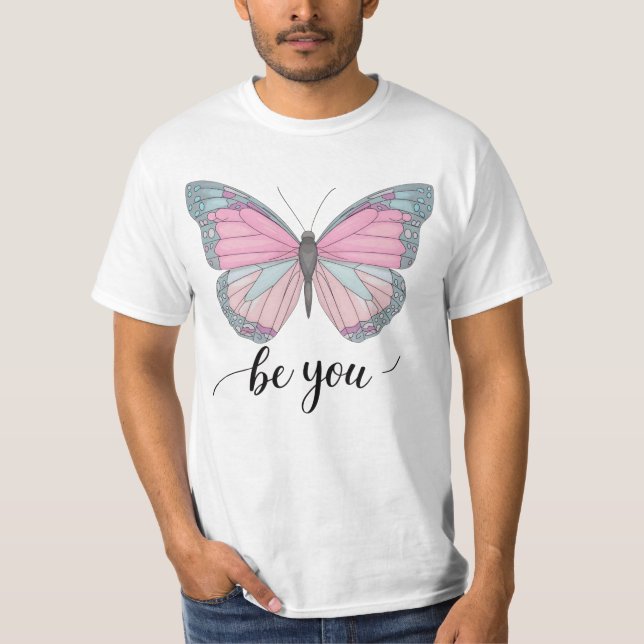 T-shirt Papillon, sois toi (Devant)