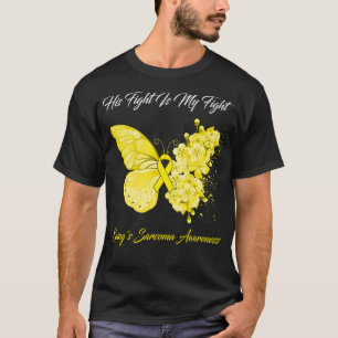 T-shirt Papillon Son combat est ma lutte Ewing Sarcoma Aw
