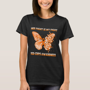T-shirt Papillon Son combat est mon combat Rsd Crps sensib