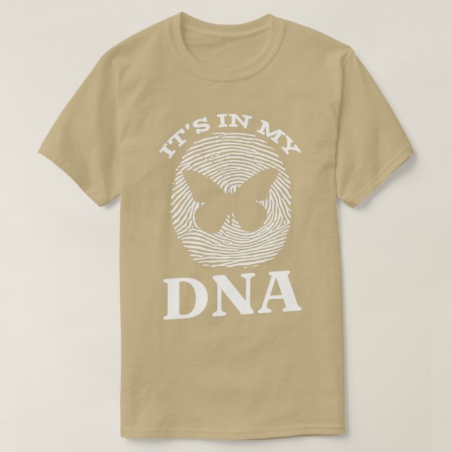 T-shirt Papillon Son Dans Mon ADN Empreinte Papillon (Design devant)