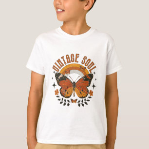 T-shirt Papillon Soul vintage