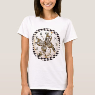 T-shirt Papillon Steampunk Round