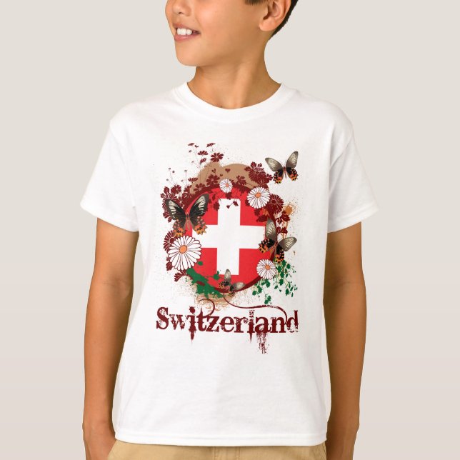 T-shirt Papillon Suisse (Devant)